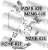 FEBEST MZMB-026 Engine Mounting